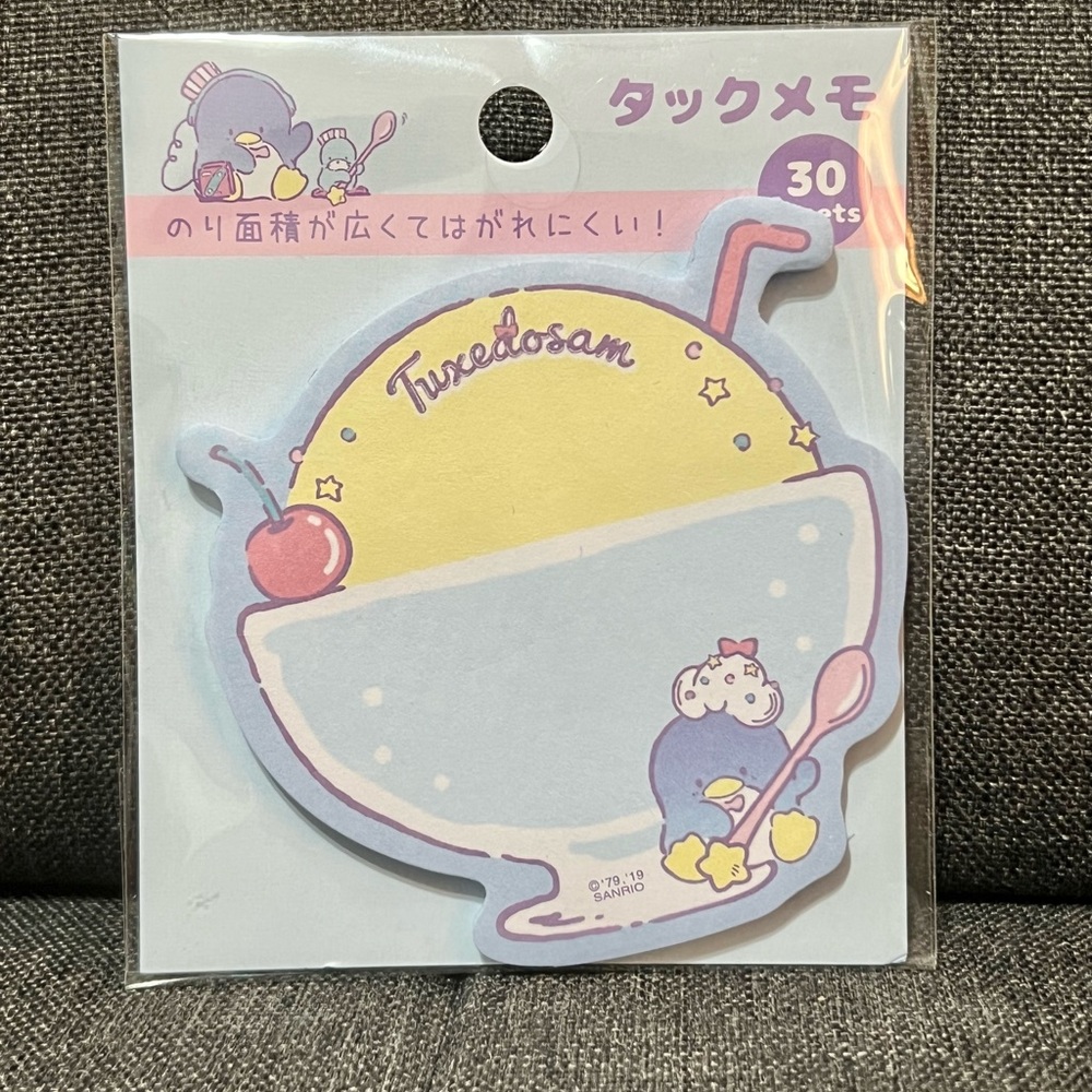 Tuxedo Sam Kawaii Stationary Sticky Note Pad